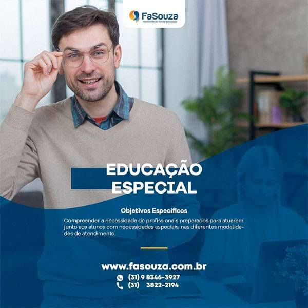 Faculdade FaSouza - EDUCAÇÃO ESPECIAL 360 horas